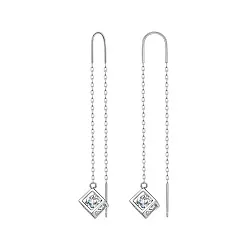 Серьги, Серебро 925, Фианит MCE 4 Серьги, Серебро 925, Фианит MCE 4