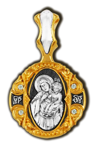 Иконка нательная,  Серебро 925, 08621