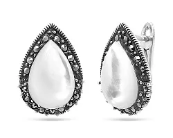 Серьги, Серебро 925, Марказит 633523