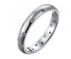 Кольцо Серебро 925, Фианит LLR 386