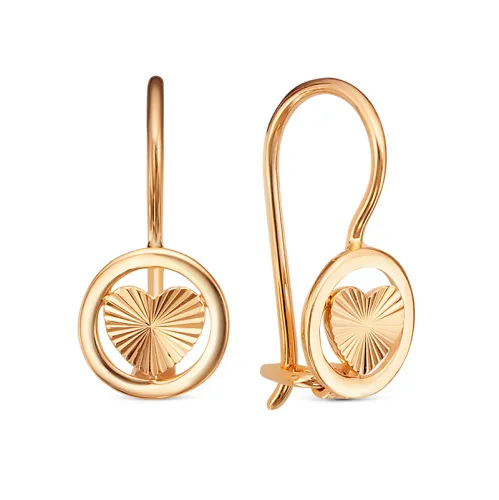 Детские серьги,  Золото 585, 2204371 Детские серьги,  Золото 585, 2204371