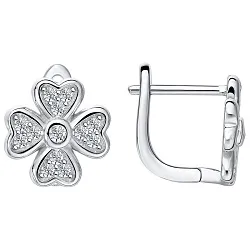 Детские серьги,  Серебро 925, Фианит YME 14