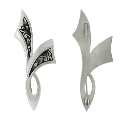  брошь "Музыка ветра" Серебро 925 10050322А05