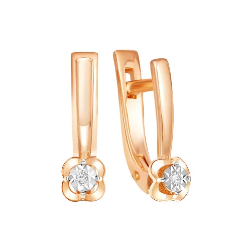 Серьги, Золото 585, 01-02-0647-00