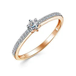 Кольцо Золото 585, Фианит 1667707 1 1 1 Кольцо Золото 585, Фианит 1667707 1 1 1