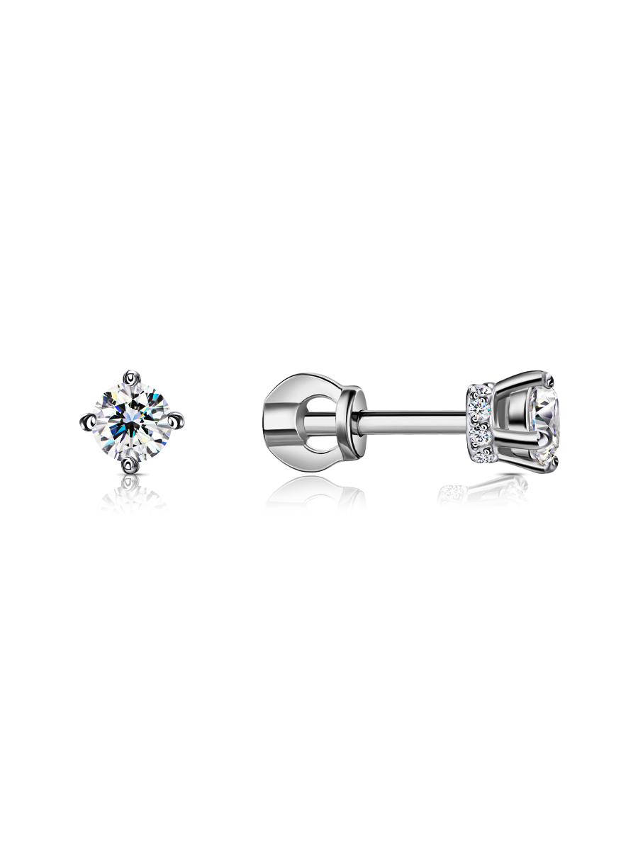 Серьги пусеты-гвоздики, Золото 585, С230-897