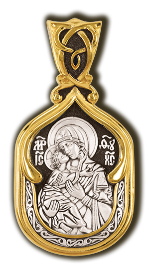 Иконка нательная,  Серебро 925, 08131