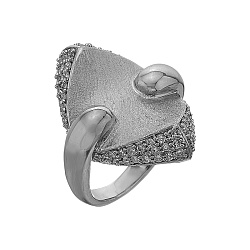 Кольцо Серебро 925, Фианит OR 9