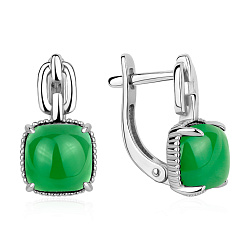 Серьги, Серебро 925, Агат 2340395738-60
