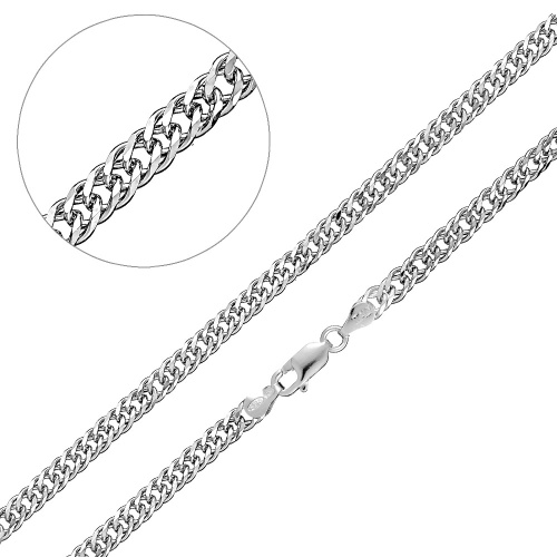 Цепочка Серебро 925, плетение Ромб, ДвР 0,7