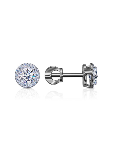 Серьги пусеты-гвоздики, Золото 585, С230-3713