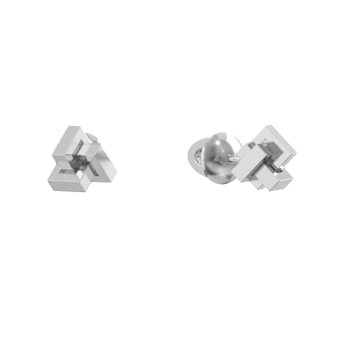Серьги пусеты-гвоздики, Серебро 925, 1043202-00000