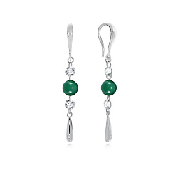 Серьги, Серебро 925, Агат 2340390797-60