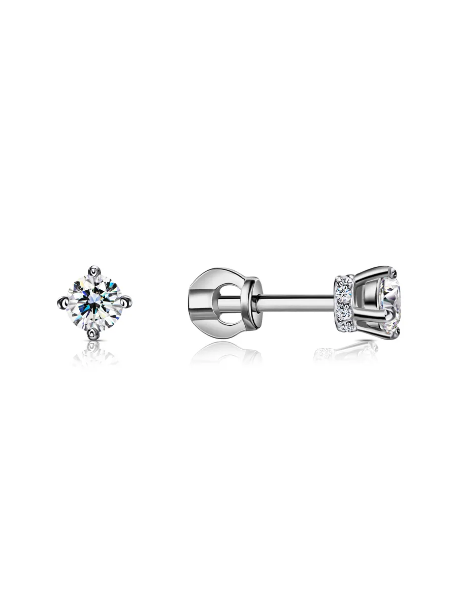 Серьги пусеты-гвоздики, Золото 585, С230-897