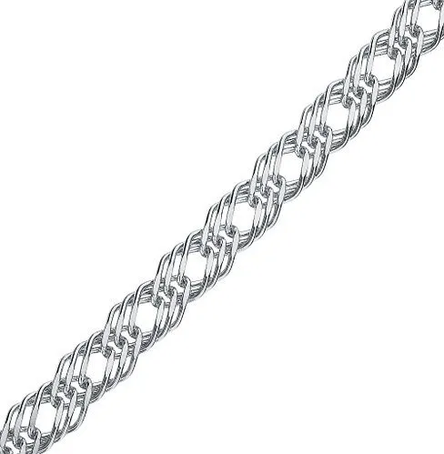 Цепочка Серебро 925, плетение Ромб, Тр 0,6