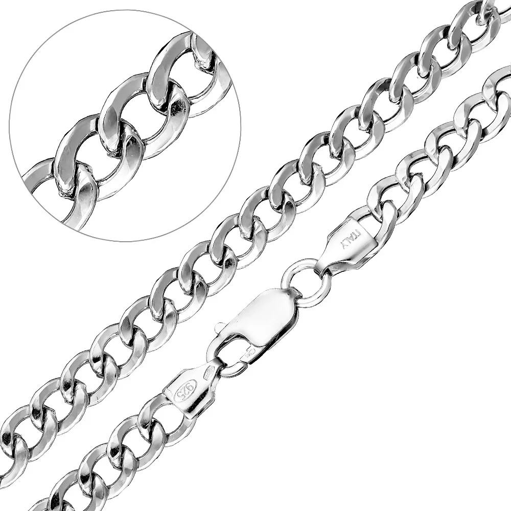 Цепочка Серебро 925, плетение Панцирное, ПВр 140