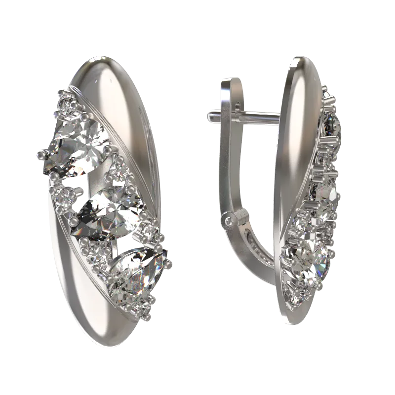 Серьги, Серебро 925, 1033792-01210