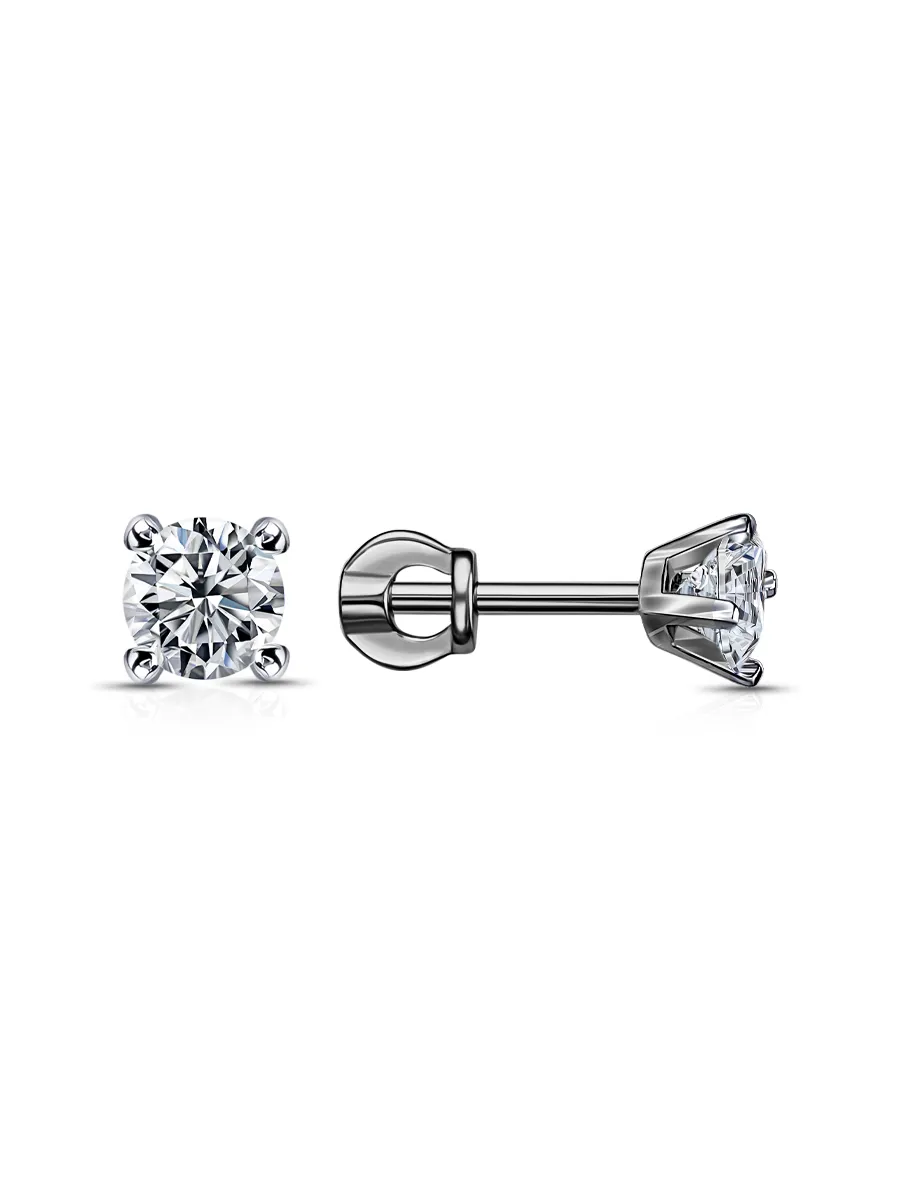 Серьги пусеты-гвоздики, Золото 585, С230-1287