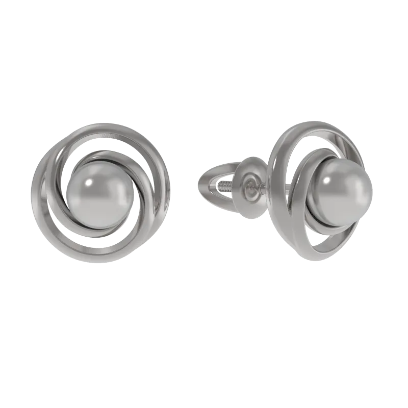 Серьги пусеты-гвоздики, Серебро 925, 1037202-01250-2S