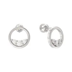Серьги пусеты-гвоздики, Серебро 925, 1046752-01210