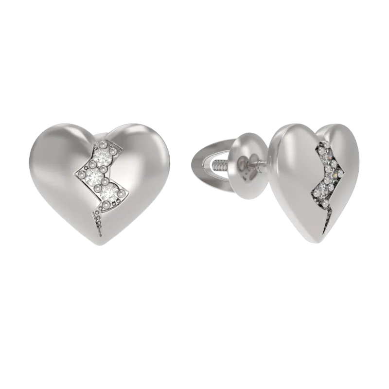 Серьги пусеты-гвоздики, Серебро 925, 1038982-01110