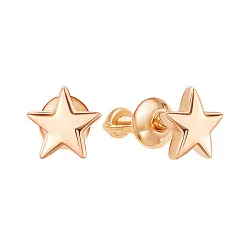 Серьги пусеты-гвоздики, Золото 585 00-62-0097-00 Серьги пусеты-гвоздики, Золото 585 00-62-0097-00