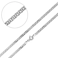 Цепочка Серебро 925, плетение Ромб ДвР 0,8 Цепочка Серебро 925, плетение Ромб ДвР 0,8